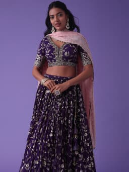 Designer Indian Lehenga For Women look