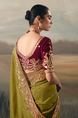Embroidered Wedding Saree Collection