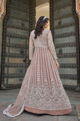 Blush Pink Designer Anarkali Suit