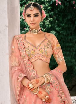 Designer Indian Bride Lehenga For Wedding