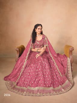 Designer Indian Lehenga For Women look