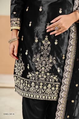 Black Velvet Salwar Suit