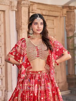 Designer Bridal Lehenga Choli look
