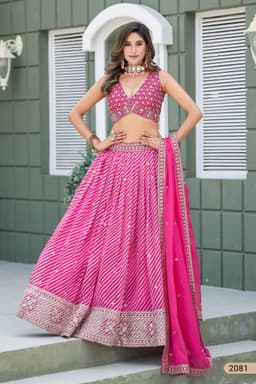Rani Pink Designer Lehenga Choli