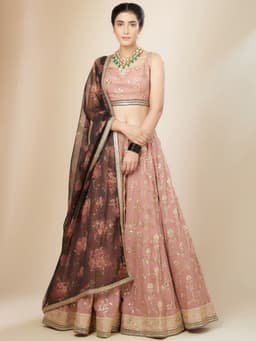 Blush pink Indian Lehenga outfit