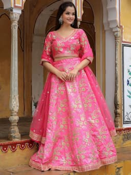 Pink Lehenga For Women outfit