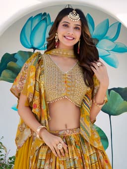 Designer Indian Lehenga look