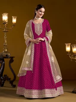 Pink Royal Party Anarkali