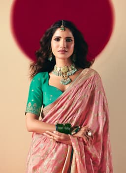 Pink Designer Saree for Wedding & Festive Wear