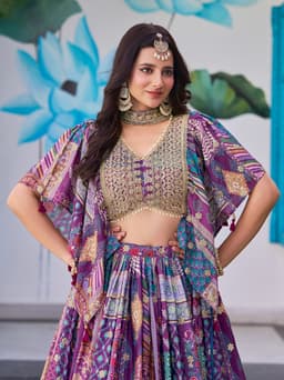 Designer Indian Lehenga look