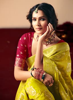 Mustard Yellow Saree for Haldi & Festive Wear