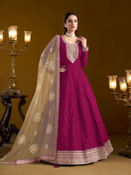 Pink Royal Party Anarkali