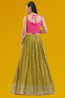Stylish Indian Lehenga Choli style