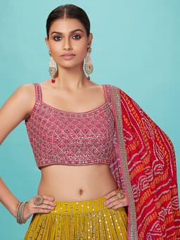 Designer Indian Lehenga Choli look