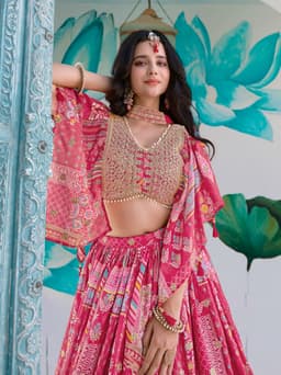 Designer Indian Lehenga Dress look