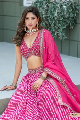 Rani Pink Designer Lehenga Choli