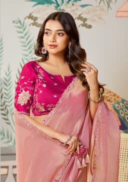 Satin Silk Wedding Saree Online