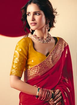 Red Saree for Wedding & Festive Wear