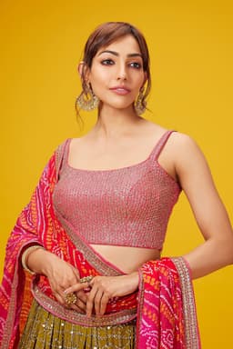 Designer Indian Lehenga Choli look