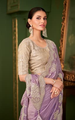 Designer Wedding Saree Online Look